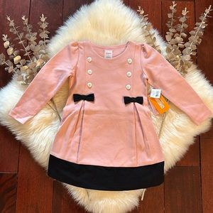 NWT Gymboree pink black preppy girls party special occasion dress!